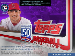 2019 Topps Series 2 Baseball Hobby 12 Box Case