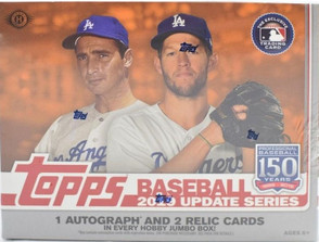 2019 Topps Update Series Baseball Jumbo 6 Box Case