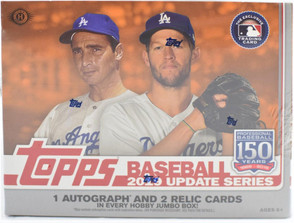 2019 Topps Update Series Baseball Jumbo Hobby Box