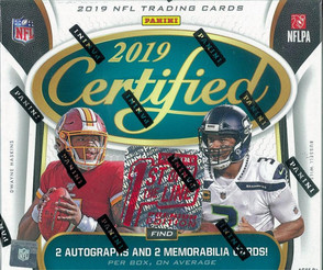 2019 Panini Certified Football 1st Off The Line Premium Edition Box