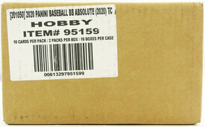 2020 Panini Absolute Baseball Hobby 10 Box Case