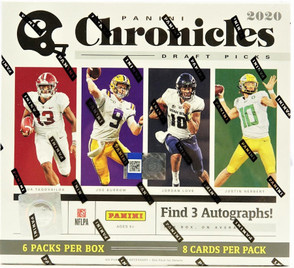 2020 Panini Chronicles Draft Picks Football Hobby Box