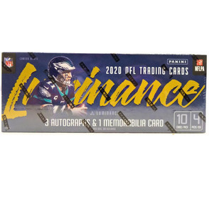 2020 Panini Luminance Football Hobby 12 Box Case