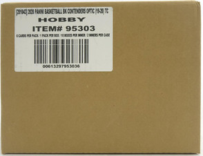 2019/20 Panini Contenders Optic Basketball Hobby 20 Box Case