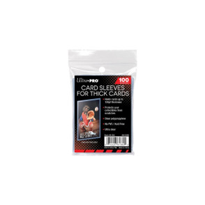 Ultra Pro 2-1/2 X 3-1/2 Thick Card Sleeves 100ct Pack