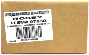 2021 Panini Absolute Baseball Hobby 10 Box Case2