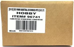 2020/21 Panini Donruss Optic Basketball Hobby 12 Box Case