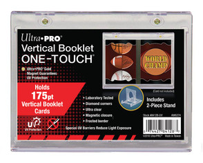 Ultra Pro Vertical Booklet Magnetic Card Holder UV ONE-TOUCH 175pt Ultra Pro Vertical Booklet Magnetic Card Holder UV ONE-TOUCH 175pt