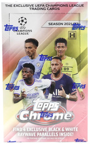2021/22 Topps Chrome UEFA Champions League Soccer LITE Box