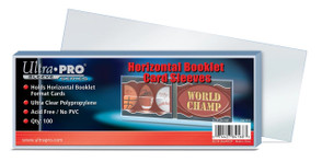 Ultra Pro Horizontal Booklet Card Sleeves 100ct Pack Ultra Pro Horizontal Booklet Card Sleeves 100ct Pack