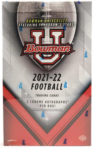 2022 Bowman University Chrome Football Hobby Box