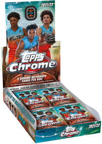2021/22 Topps Chrome Overtime Elite Basketball Hobby 12 Box Case