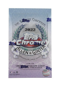2022 Topps Allen And Ginter Chrome Baseball Hobby 12 Box Case