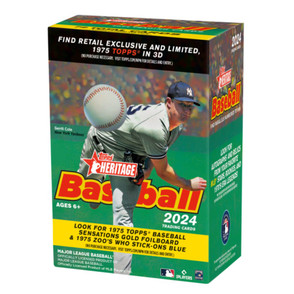 2024 Topps Heritage Baseball 8 Pack Blaster Box