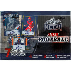 2025 Leaf Metal Football Hobby Box 2025 Leaf Metal Football Hobby Box