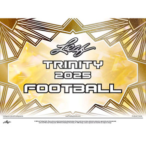 2025 Leaf Trinity Football Hobby Box