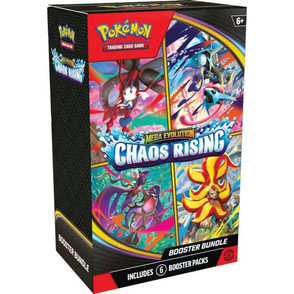 Pokemon Mega Evolution Chaos Rising 6 Pack Booster Bundle