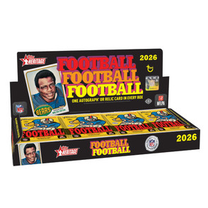 2026 Topps Heritage Football Hobby 12 Box Case