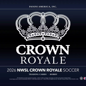 2026 Panini Crown Royale NWSL Soccer Hobby 12 Box Case