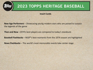 2023 Topps Heritage Baseball Hobby Box