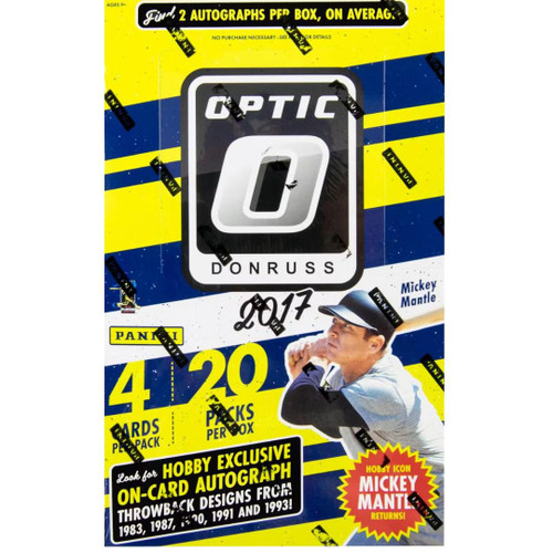 2017 Panini Donruss Optic Baseball Hobby Box