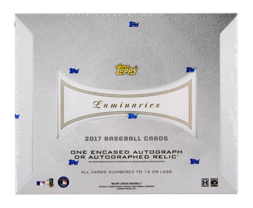 2017 Topps Luminaries Baseball Hobby 12 Box Case