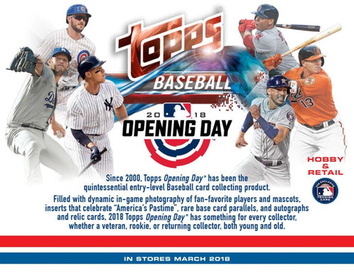 2018 Topps Opening Day Baseball Hobby Box