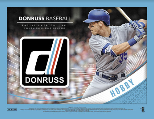 2018 Panini Donruss Baseball Hobby 16 Box Case