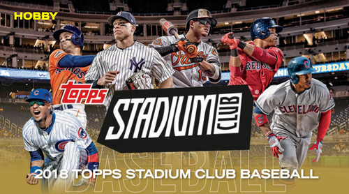 2018 Topps Stadium Club Baseball Hobby 16 Box Case