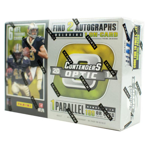 2017 Panini Contenders Optic Football Hobby 10 Box Case