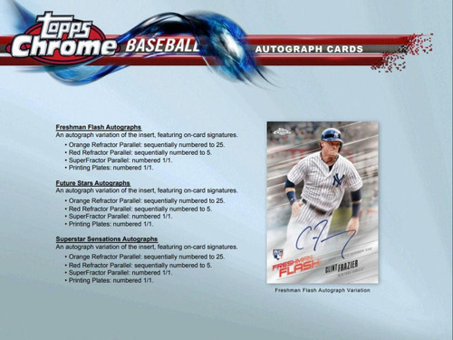 2018 Topps Chrome jumbo hobby boxes for sale