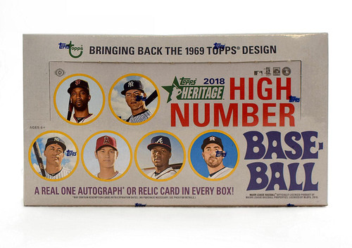 2018 Topps Heritage High Number Baseball Hobby Box