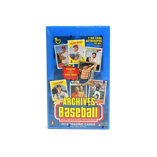 2018 Topps Archives Baseball Hobby 10 Box Case