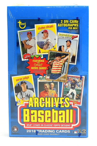 2018 Topps Archives Baseball Hobby Box