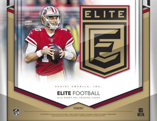 2018 Panini Donruss Elite Football Hobby 12 Box Case