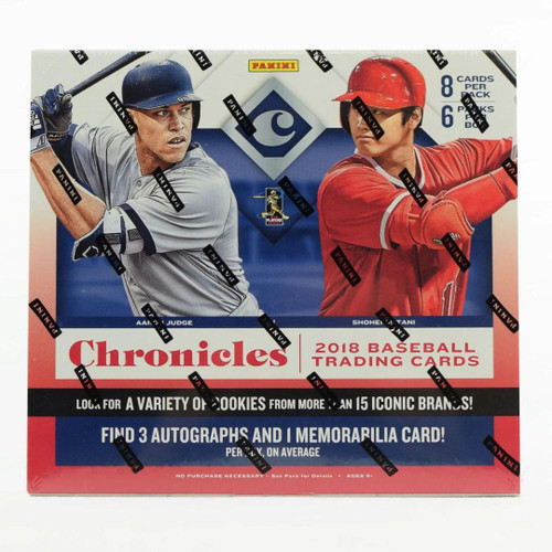 2018 Panini Chronicles Baseball Hobby 16 Box Case