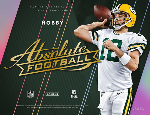 2018 Panini Absolute Football Hobby 10 Box Case