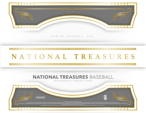 2018 Panini National Treasures Baseball Hobby 4 Box Case
