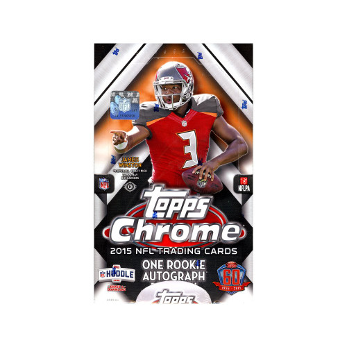 2015 Topps Chrome Football Hobby 12 Box Case