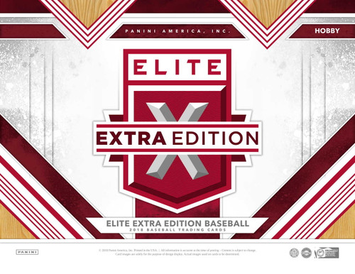 2018 Panini Elite Extra Edition Baseball Hobby Box