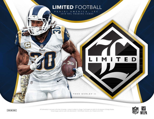 2018 Panini Limited Football Hobby 14 Box Case