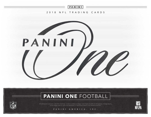 2018 Panini One Football Hobby 10 Box Case