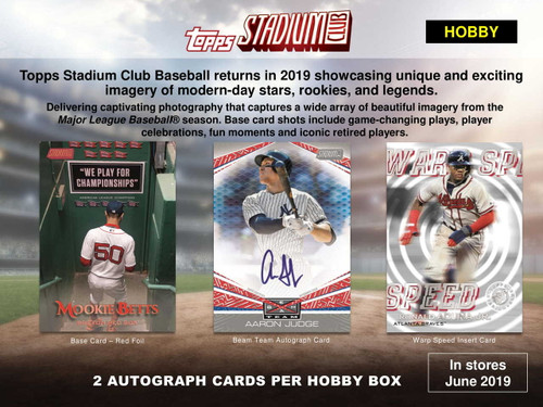 2019 Topps Stadium Club Baseball Hobby 16-Box Case & see our entire selection of baseball cards at low prices.