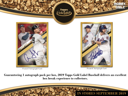 2019 Topps Gold Label Baseball Hobby 16 Box Case