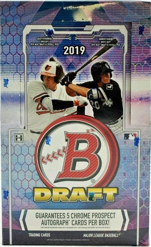 2019 Bowman Draft Baseball Hobby Super Jumbo Box