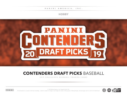 2019 Panini Contenders Draft Picks Collegiate Baseball Hobby 12 Box Case