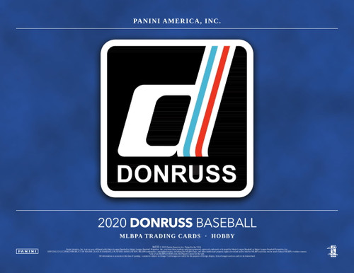 2020 Panini Donruss Baseball Hobby 16 Box Case