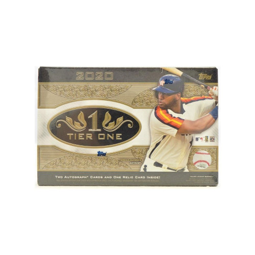 2020 Topps Tier One Baseball Hobby 12 Box Case
