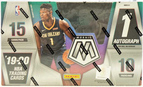 2019/20 Panini Mosaic Basketball Hobby Box