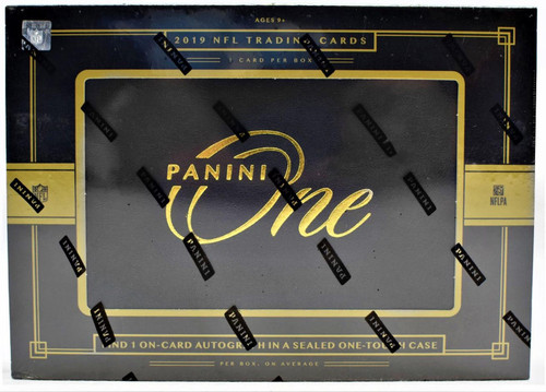 2019 Panini One Football Hobby 10 Box Case